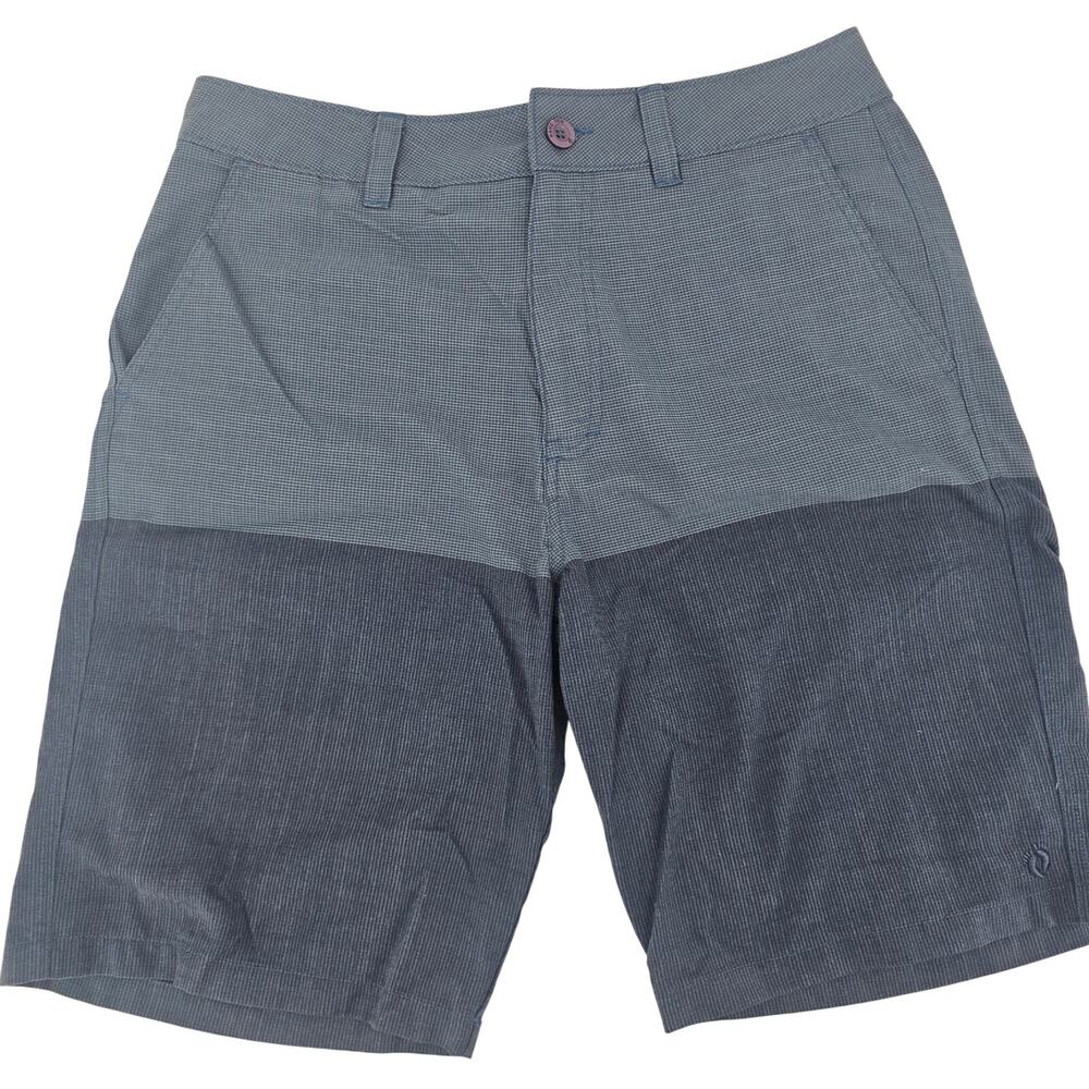 Hang Ten Men's Hybrid Walk Shorts Quick Dry Stretch Blue gray 34 Gorpcore 3998